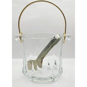 Ice Bucket Arte Murano Silvestri Cristal Made in Italy Bar Man Cave